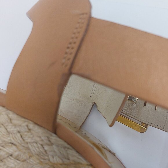 Michael Michael Kors Giovanna Leather Wedge Sandal Women's Size 6.5M - Picture 9 of 15